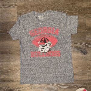 Gray Georgia Bulldogs T-Shirt